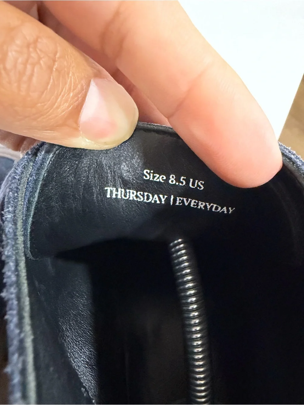 Thursday Boots - Midnight suede brown toecap